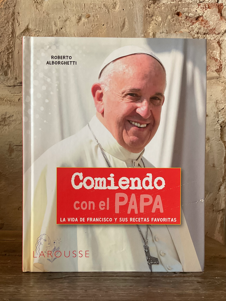 Comiendo con el papa