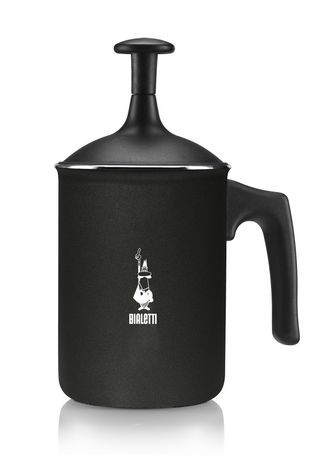 Bialetti "Tutto Crema" Milk Frother for 6 Cups, Black