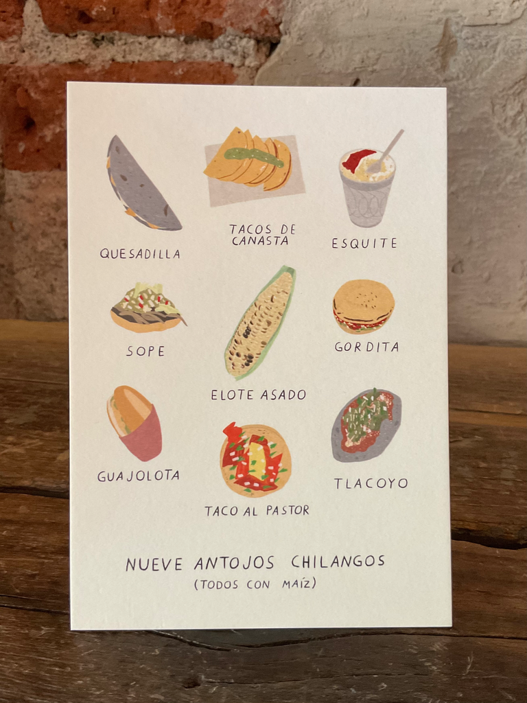 Postal. Nueve antojos chilangos