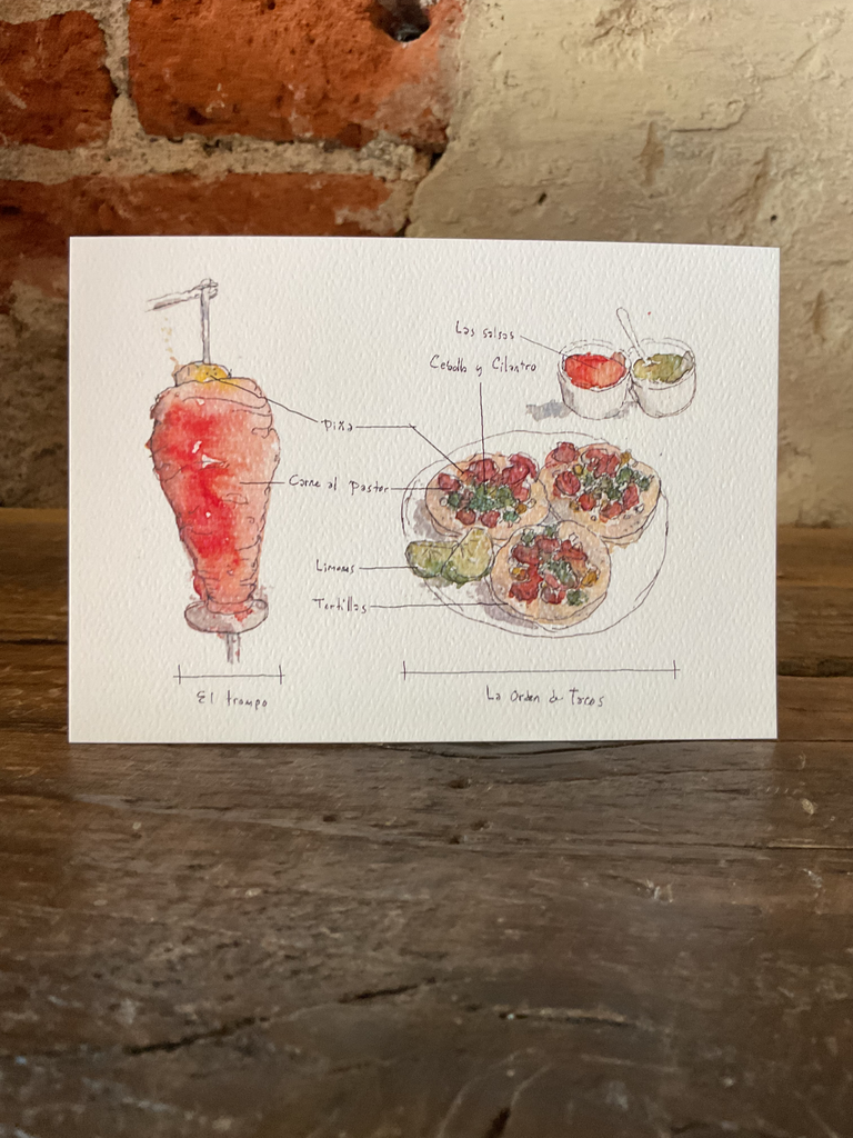 Postal. Trompo de pastor