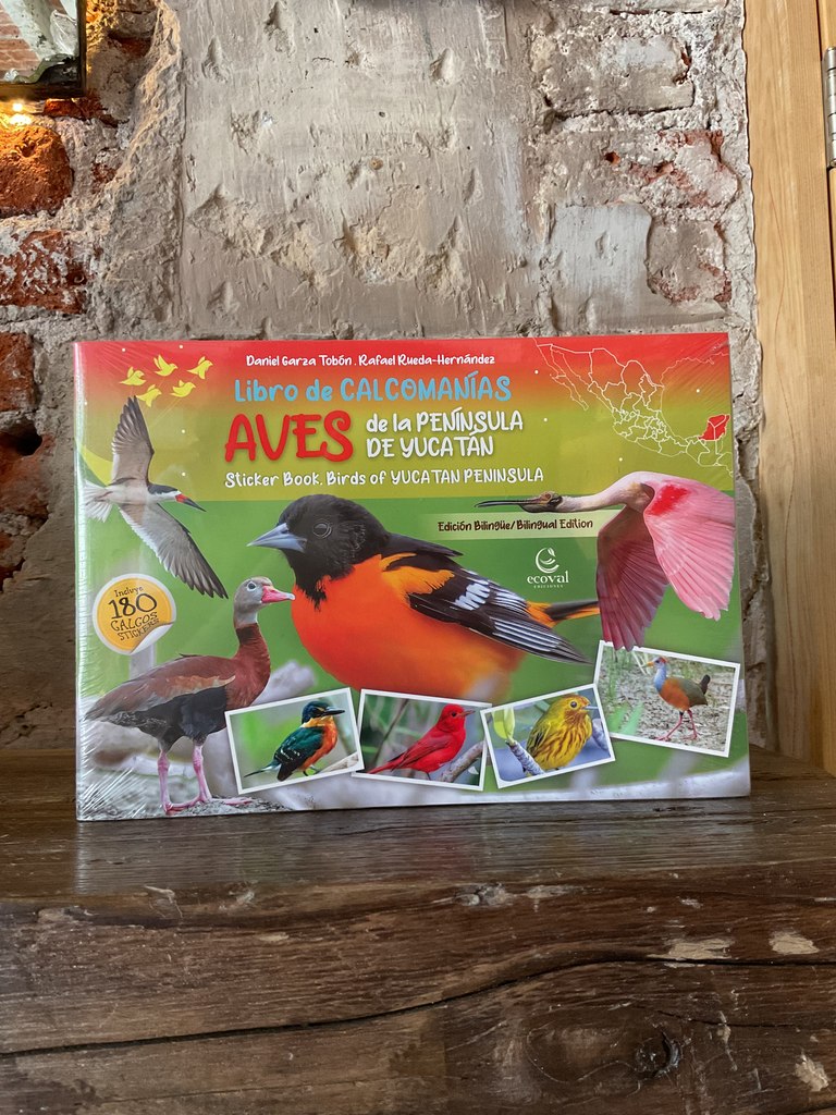 Libro calcomanías AVES Yucatán 