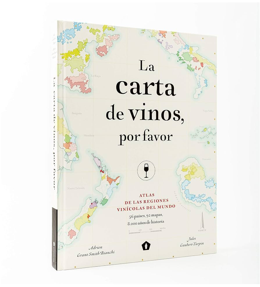La Carta De Vinos, Por Favor: Atlas De Las Regiones Vinícolas Del Mundo. Cinco Tintas