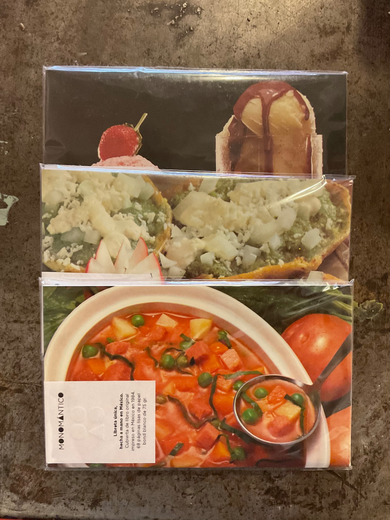 Libreta Monomantico. Liberta Única - Comida