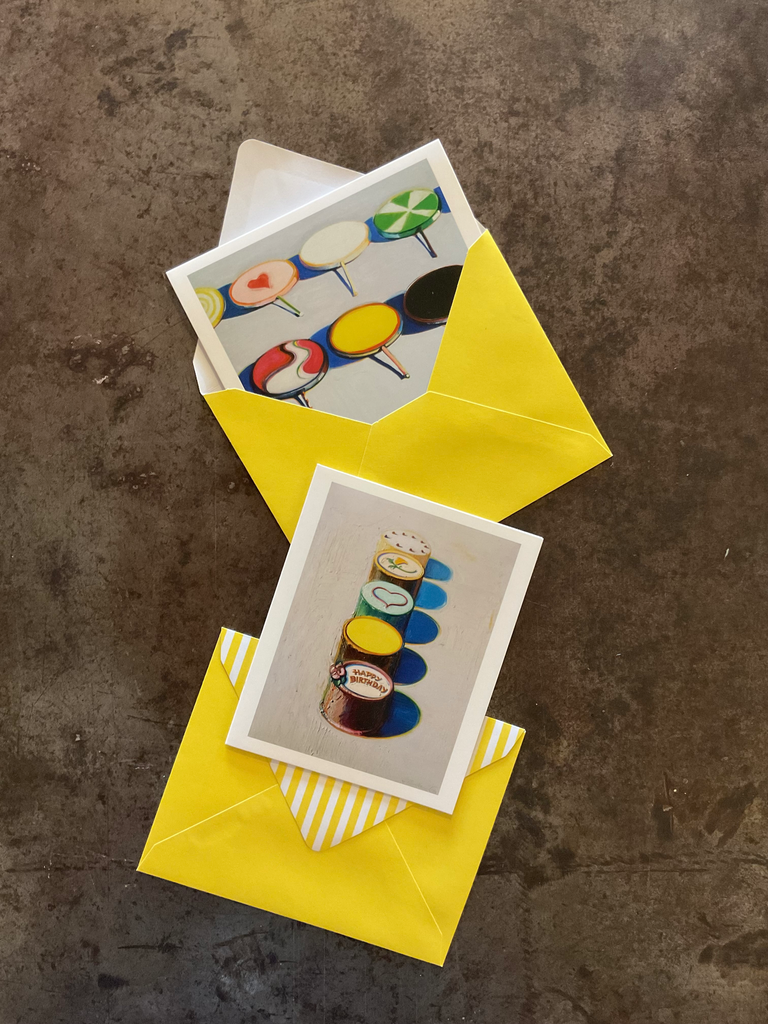 Tarjeta. Wayne Thiebaud TREATS (1)