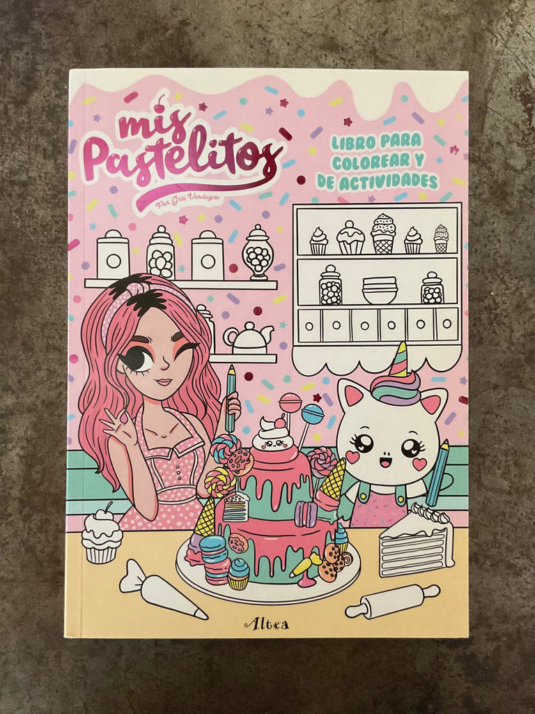 MIS PASTELITOS. LIBRO PARA COLOREAR