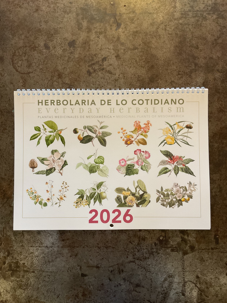 Calendario Ilustrado- Herbolaria de lo Cotidiano. 2026