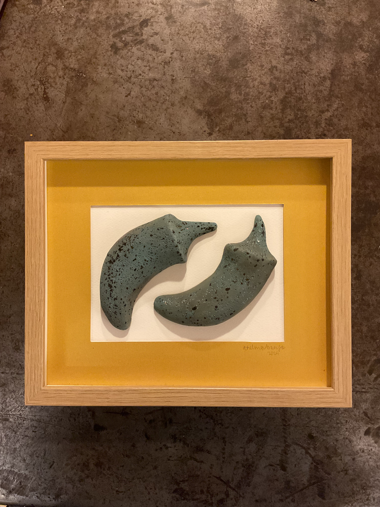 TA VACÍA cuadro chiles cerámica