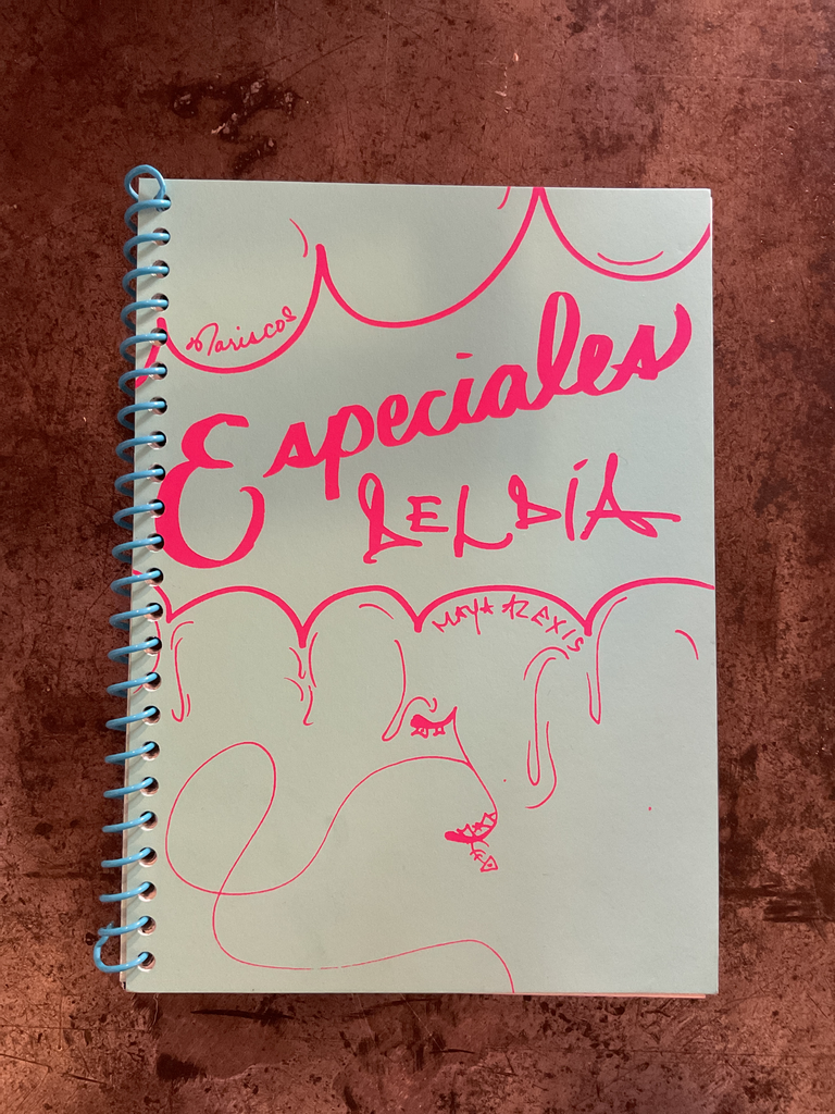 Zine: Especiales del día 2 Mariscos.Maya Alexis.