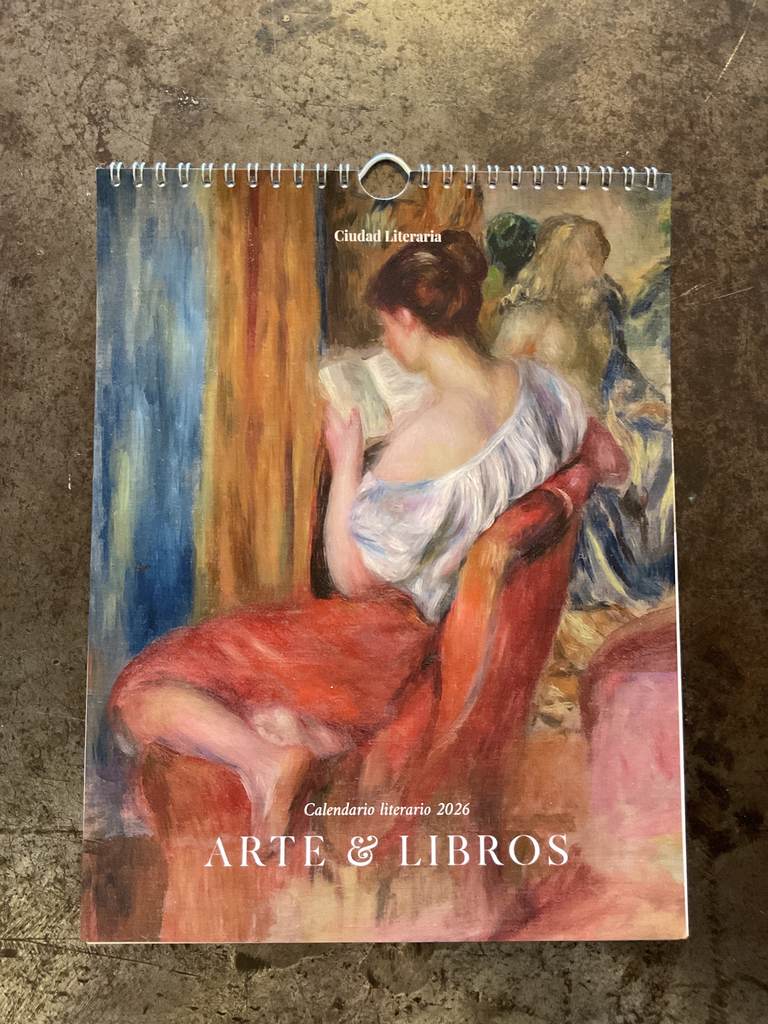Calendario de pared 2026 Ciudad Literaria  
