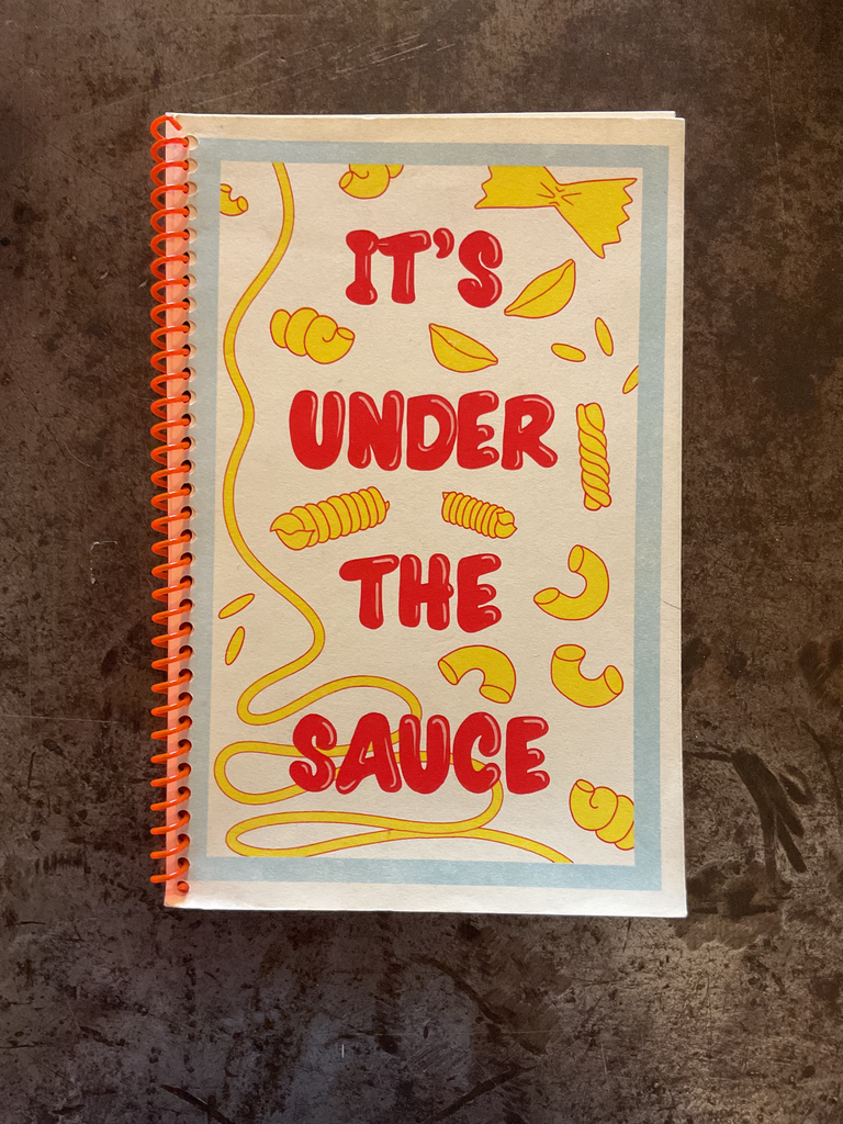 It’s under the sauce