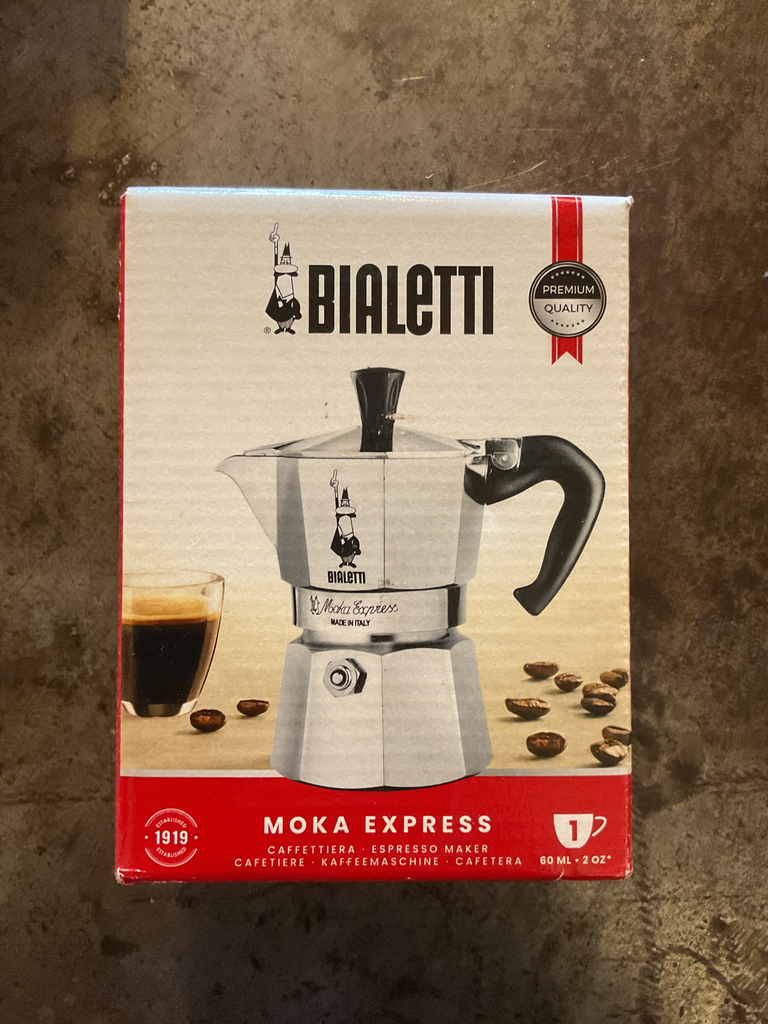 Cafetera Bialetti 6800 Moka- 1 taza. Chica