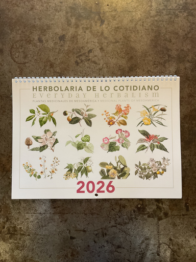 Calendario Ilustrado- Herbolaria de lo Cotidiano. 2026
