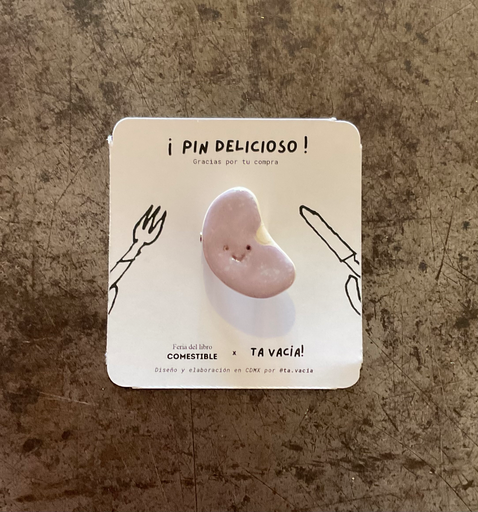 Pin cerámico x Ta Vacia Frijol