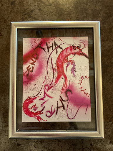 Print: Enmarcado: Camarón. Maya Alexis 