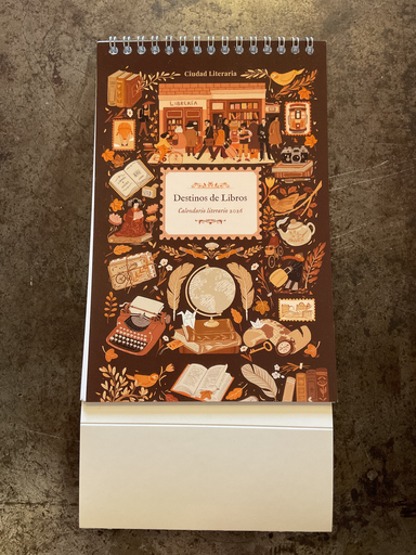 Calendario de escritorio 2026 Ciudad Literaria 